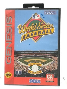 RL 1994 World Series Baseball - Sega Genesis Original Game